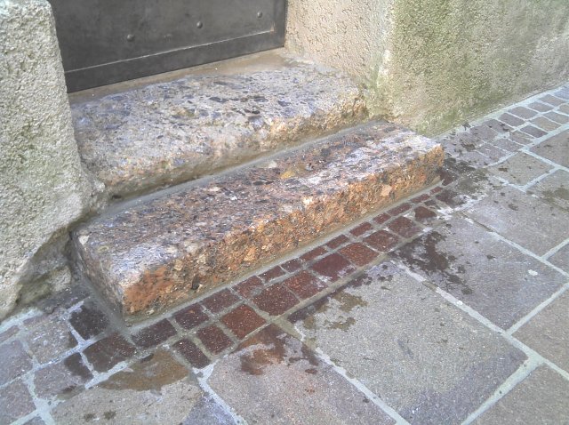 Vorlegstufe in Höttinger Breccie